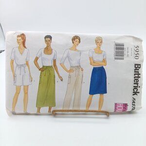 UNCUT Vintage Sewing PATTERN Butterick 5950, Womens Three Hour 1999 Very Easy